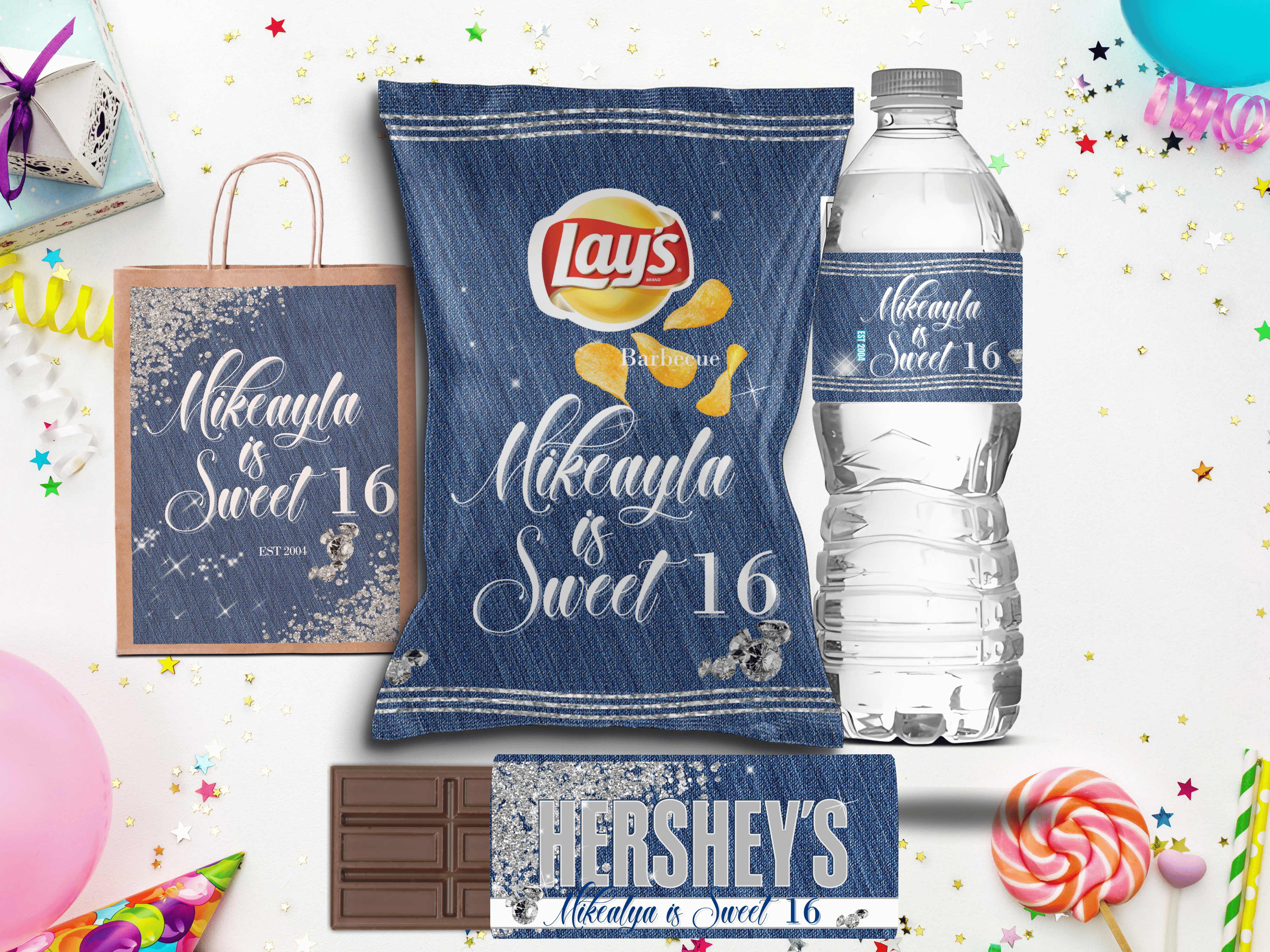 Party Favor Template – NETTEWORK DESIGNS